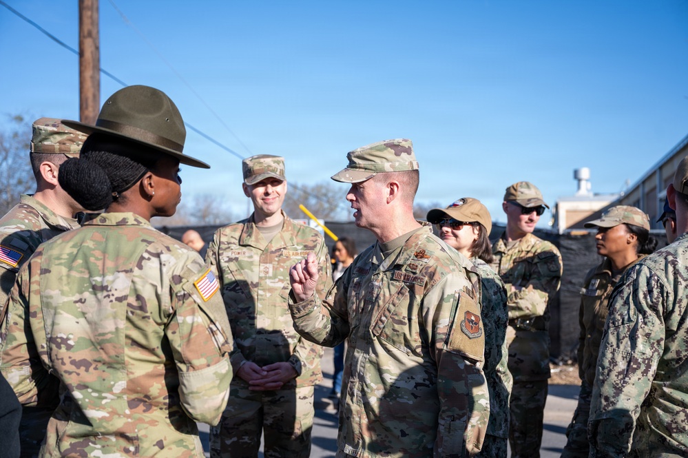 Joint Base San Antonio members participate in the San Antonio 39th Dr. Martin Luther King Jr. march