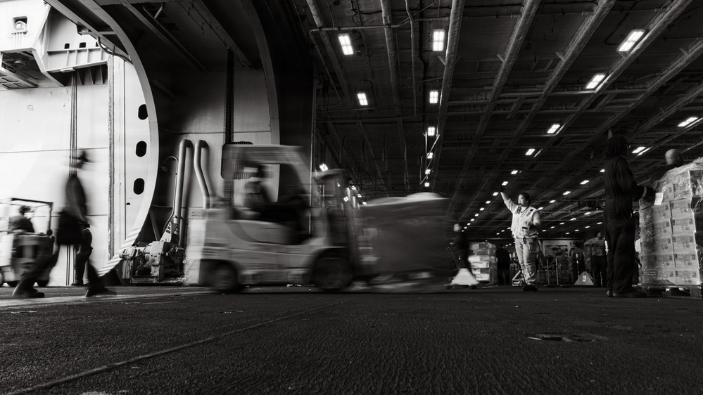 USS Gerald R. Ford (CVN 78) Replenishment-at-Sea Operations