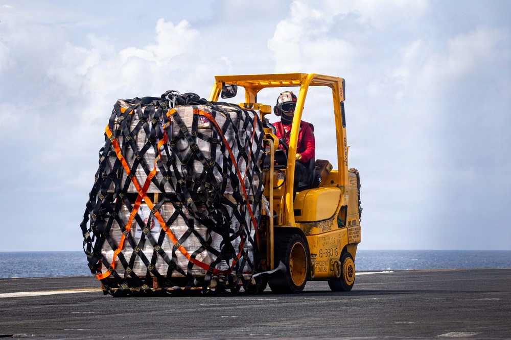 USS Gerald R. Ford (CVN 78) Replenishment-at-Sea Operations