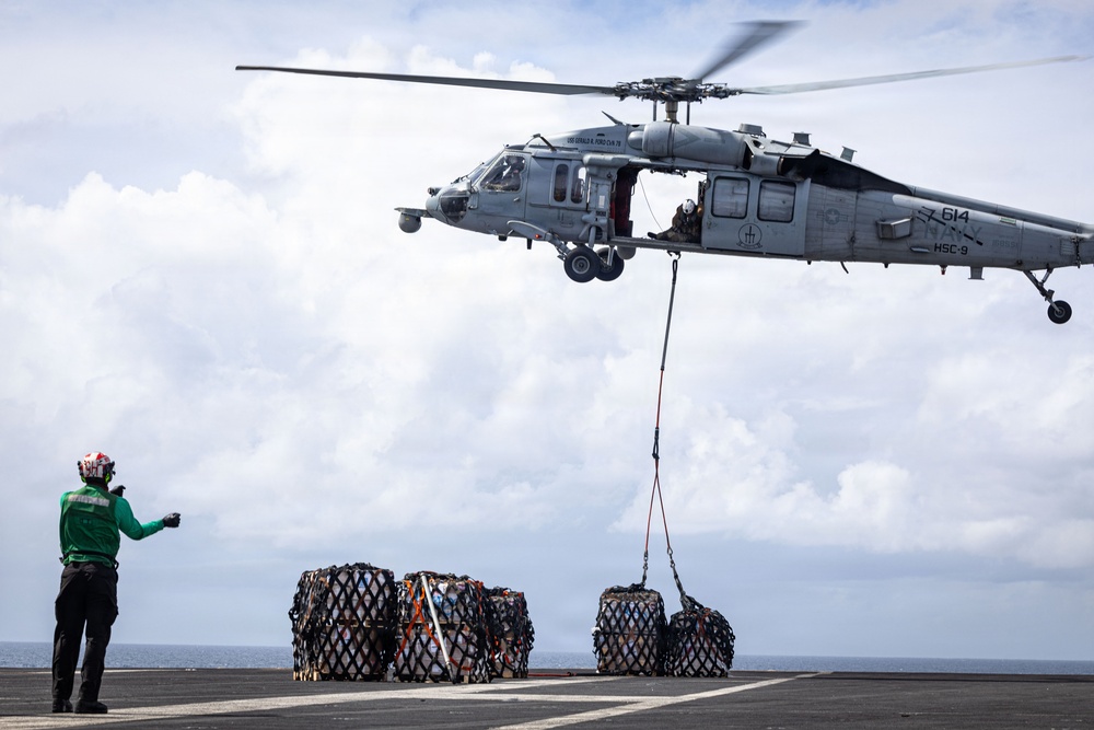 HSC-9 Replenishment-at-Sea Operations