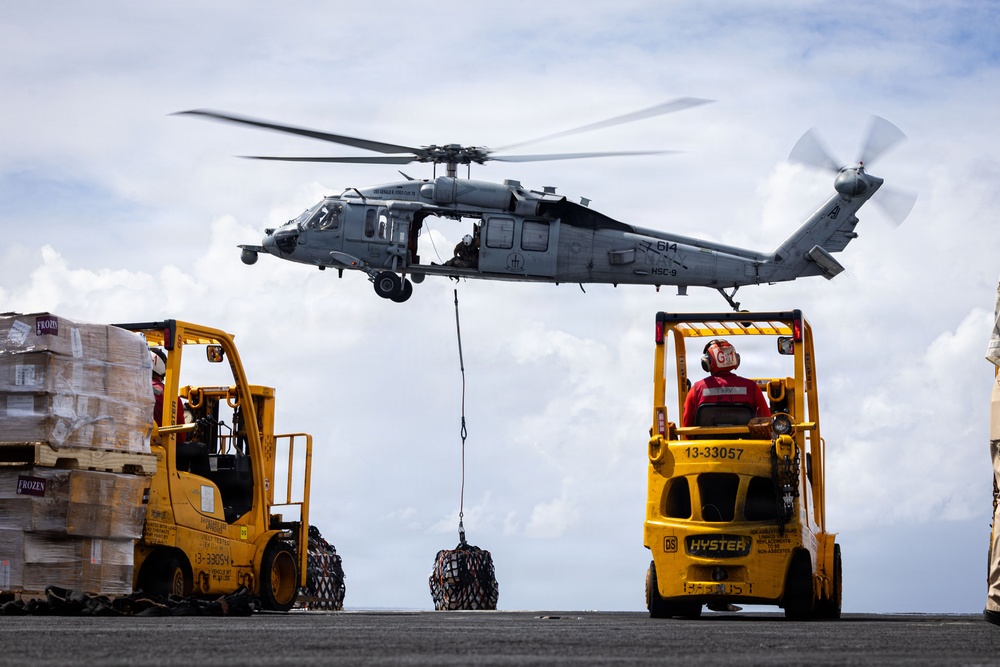 HSC-9 Replenishment-at-Sea Operations