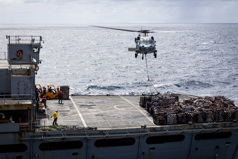 HSC-9 Replenishment-at-Sea Operations