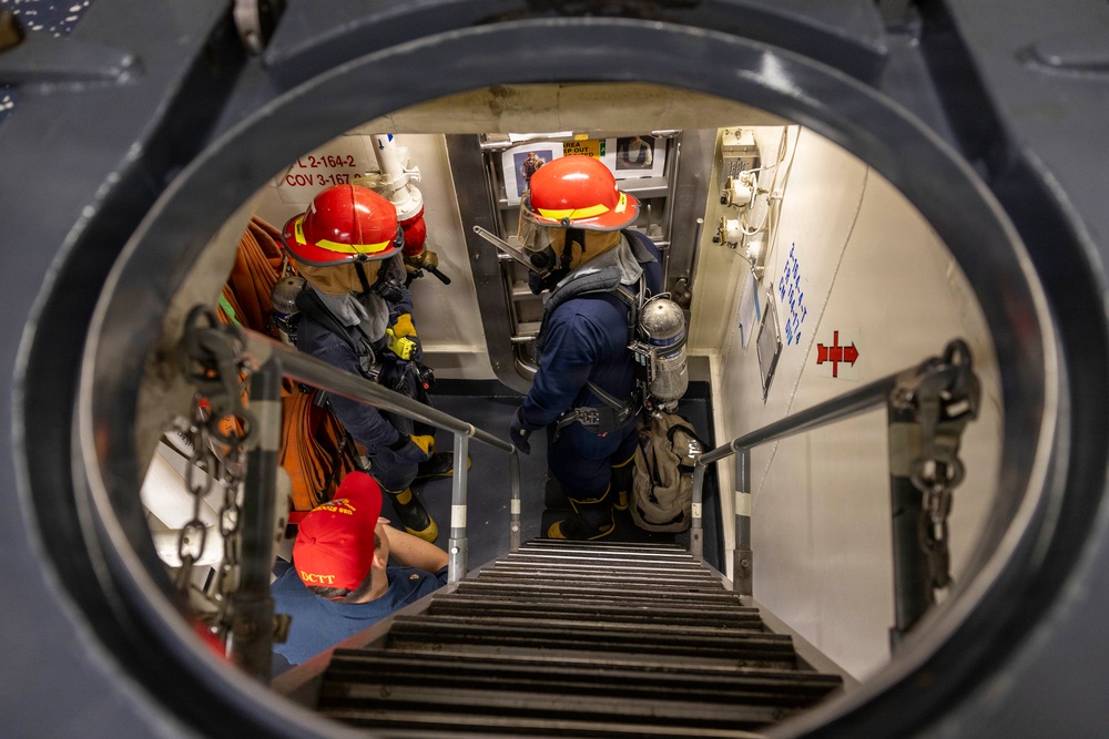 USS Stockdale conducts routine operations