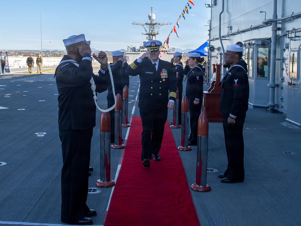 Makin Island Change of Command Ceremony