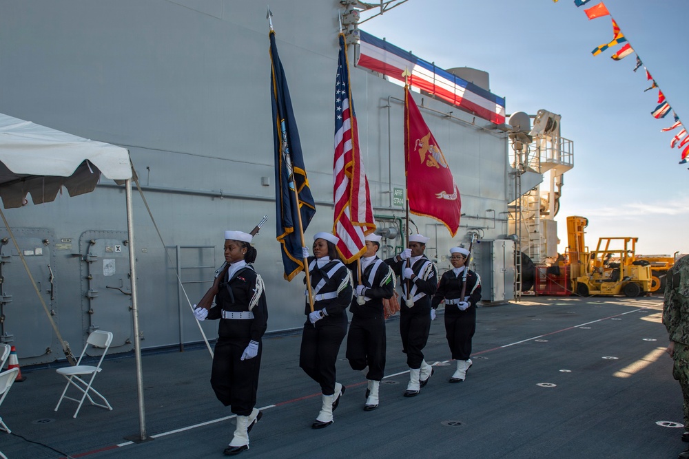 Makin Island Change of Command Ceremony
