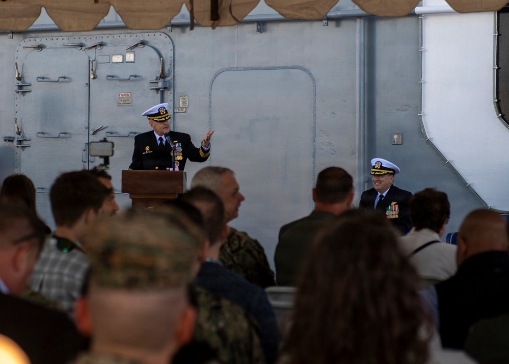 Makin Island Change of Command Ceremony