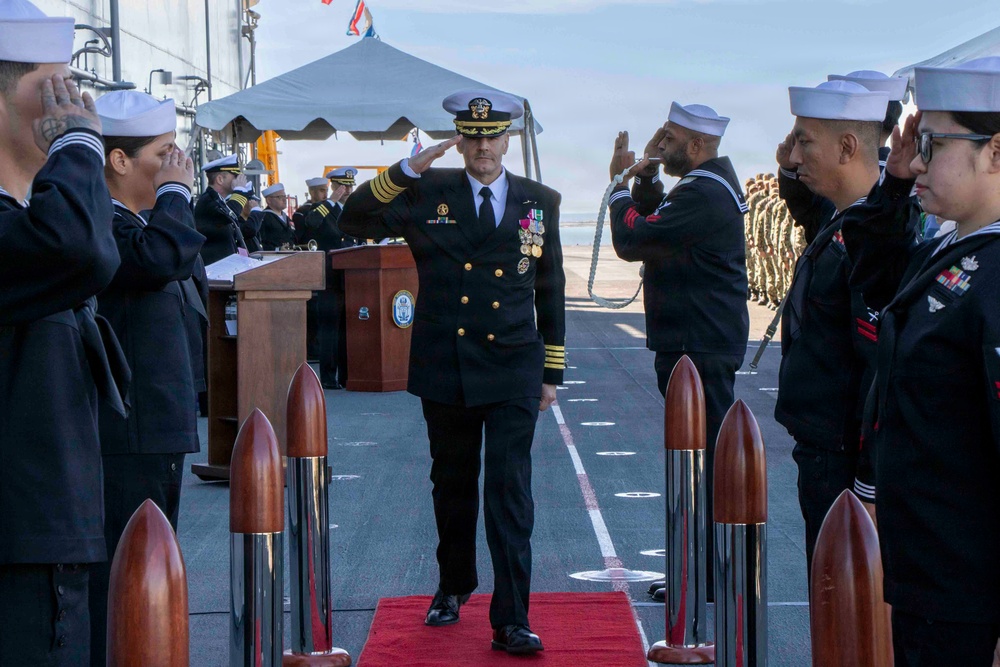 Makin Island Change of Command