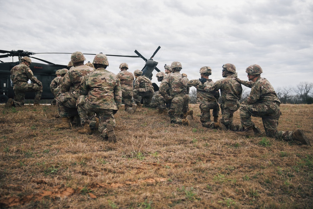 Alpha Troop, 1-153rd Cavalry Regiment Conducts Aviation and MEDEVAC Training
