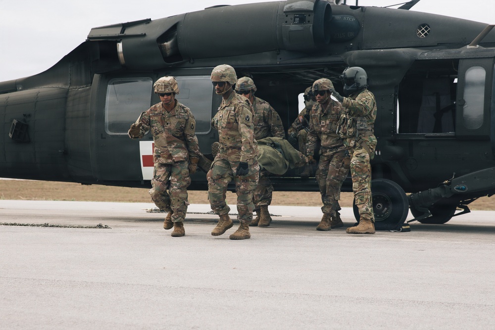 Alpha Troop, 1-153rd Cavalry Regiment Conducts Aviation and MEDEVAC Training