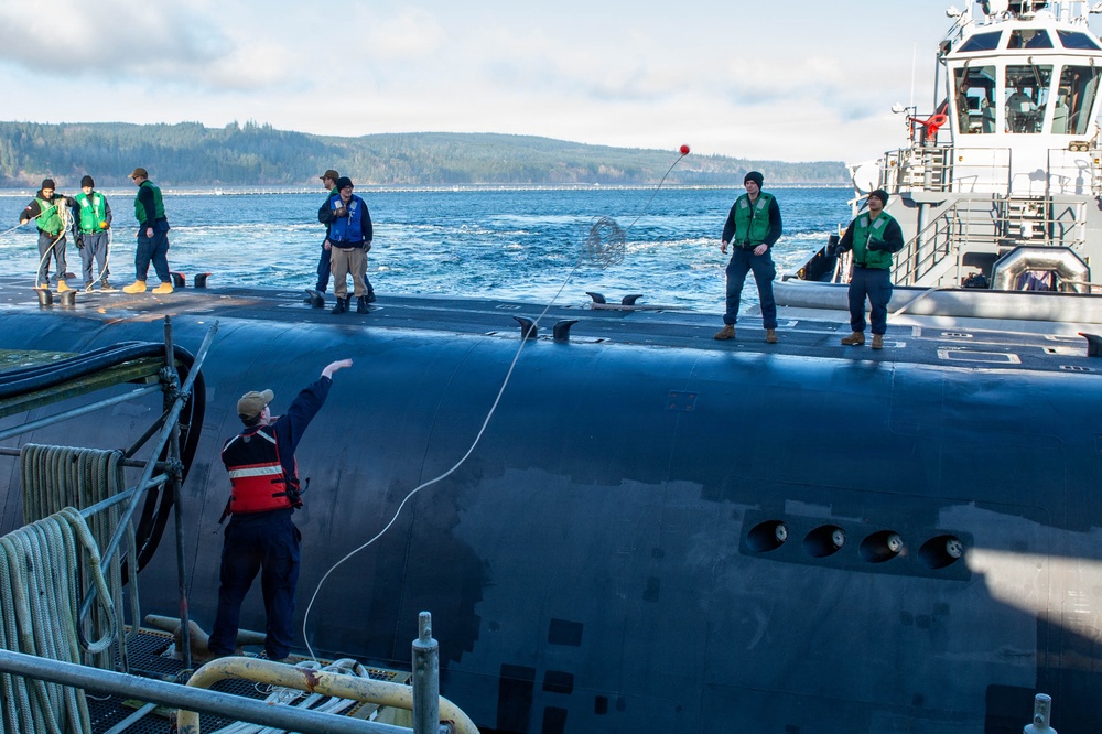 USS Pennsylvania (SSBN 735) Arrives at Naval Base Kitsap-Bangor