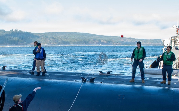 USS Pennsylvania (SSBN 735) Arrives at Naval Base Kitsap-Bangor