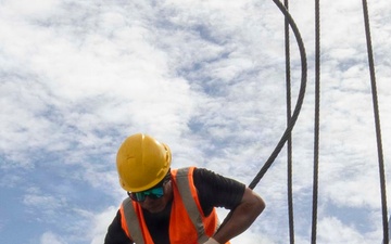 SLNC York supports USMC operations on Tinian