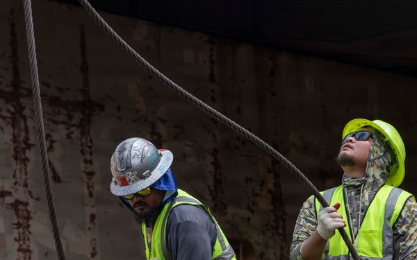 SLNC York supports USMC operations on Tinian