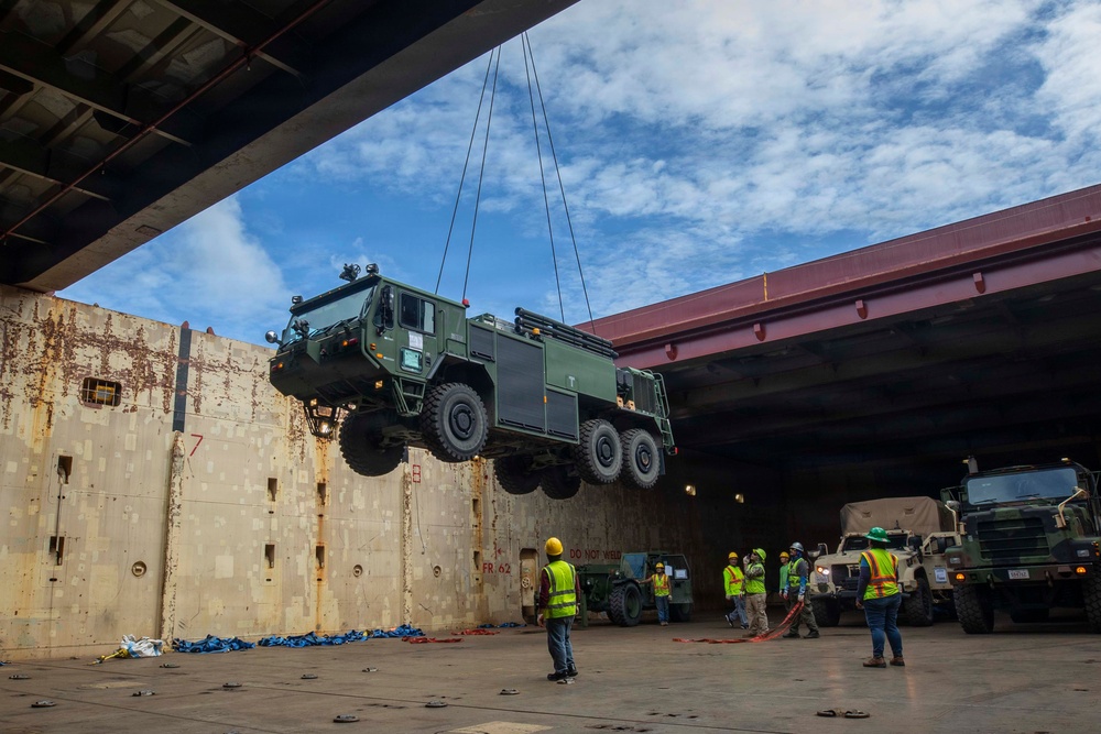 SLNC York supports USMC operations on Tinian