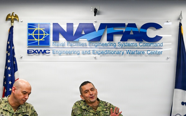 NAVFAC EXWC Hosts NAVFAC Atlantic Commander, Showcases Work in Delivering Agile Solutions to Warfighter