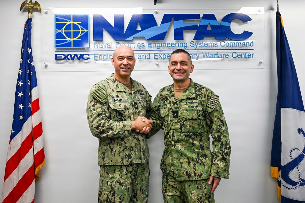 NAVFAC EXWC Hosts NAVFAC Atlantic Commander, Showcases Work in Delivering Agile Solutions to Warfighter