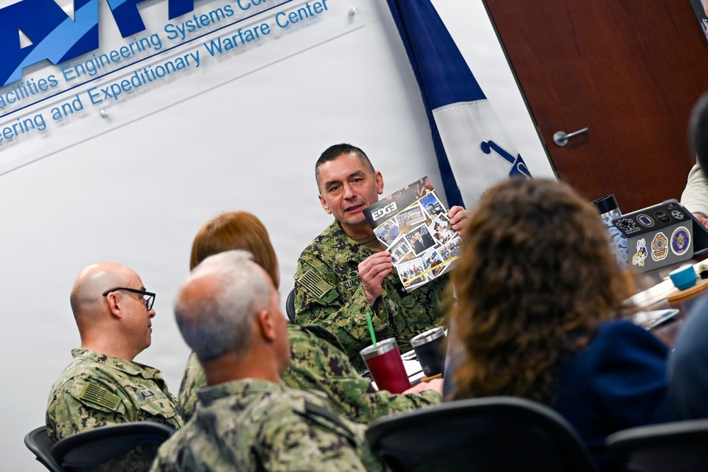 NAVFAC EXWC Hosts NAVFAC Atlantic Commander, Showcases Work in Delivering Agile Solutions to Warfighter