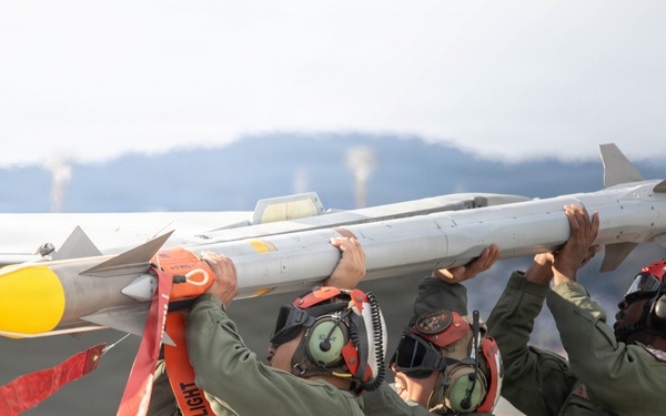 VMFA-232 rearm and refuel at MCAS Iwakuni