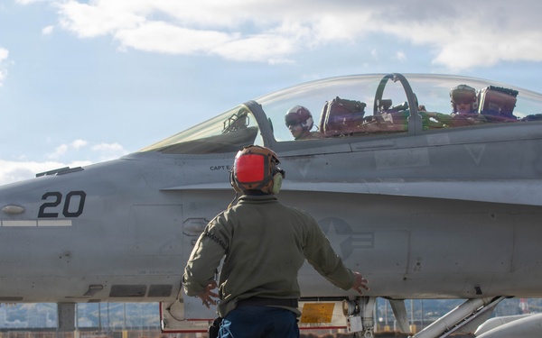 VMFA-232 rearm and refuel at MCAS Iwakuni
