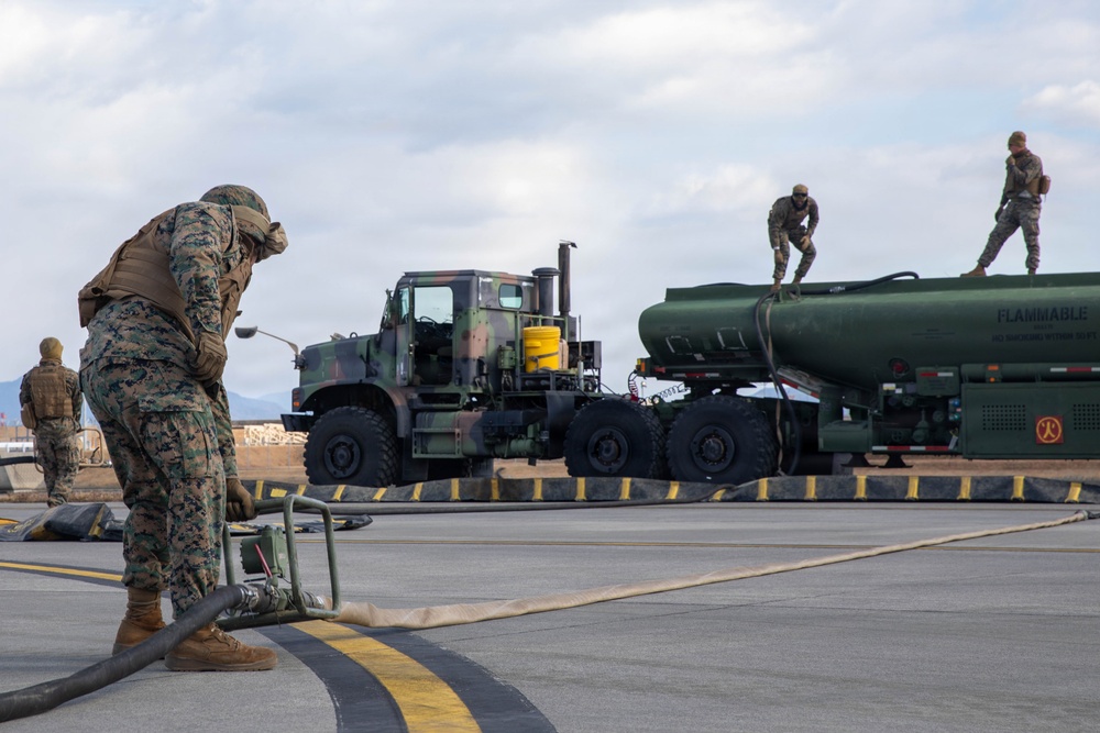 VMFA-232 rearm and refuel at MCAS Iwakuni