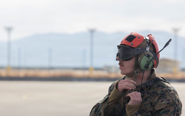 VMFA-232 rearm and refuel at MCAS Iwakuni