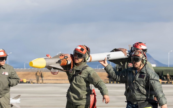 VMFA-232 rearm and refuel at MCAS Iwakuni