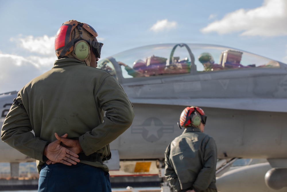 VMFA-232 rearm and refuel at MCAS Iwakuni