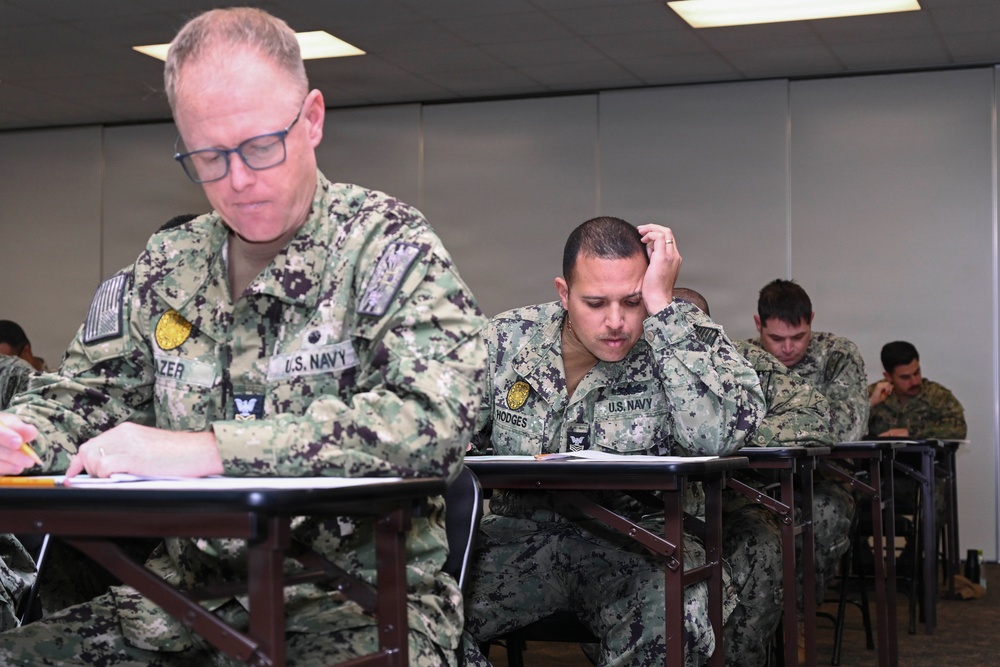 Fleet Activities Okinawa Conducts E-7 Navy Wide Advancement Exam