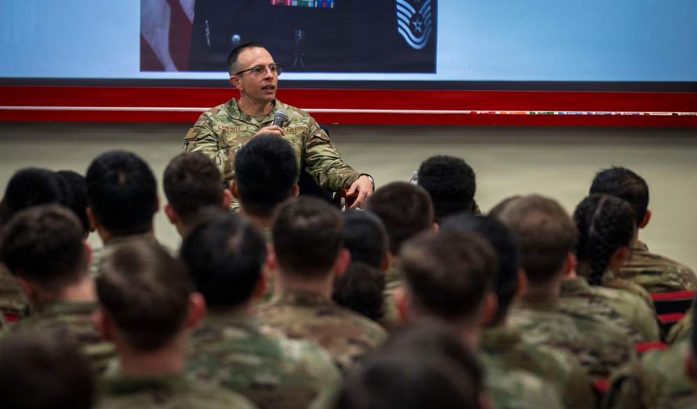 5th Air Force Senior Enlisted Leader reinforces readiness with Team Kadena