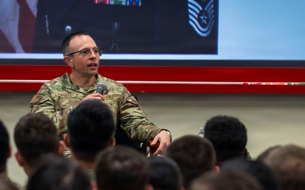 5th Air Force Senior Enlisted Leader reinforces readiness with Team Kadena