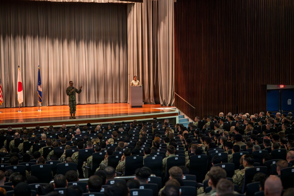 5th Air Force Senior Enlisted Leader reinforces readiness with Team Kadena