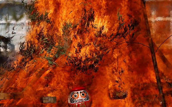 Kawashimo Tondo Bonfire Festival