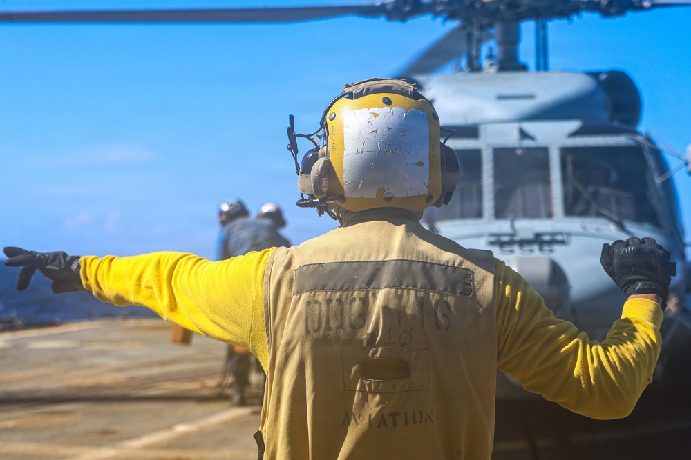 USS Thomas Hudner (DDG 116) Flight Operations