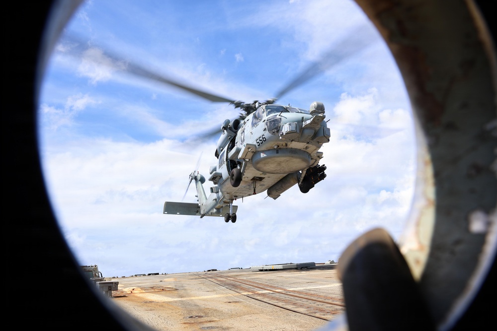 USS Thomas Hudner (DDG 116) Flight Operations