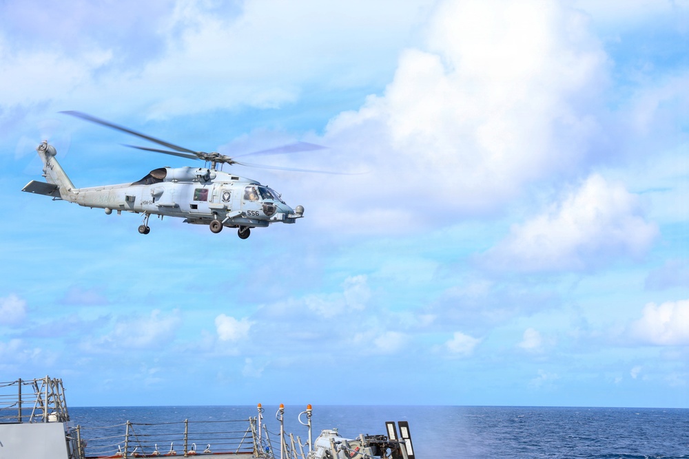 USS Thomas Hudner (DDG 116) Flight Operations