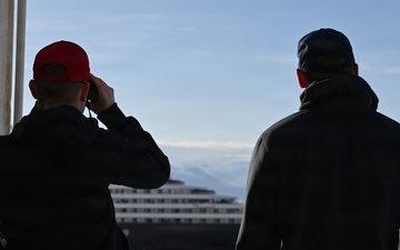 USCGC Polar Star (WAGB 10) provides support to an Australian-owned cruise ship stuck in ice on cutter’s 50th birthday amid Operation Deep Freeze 2026