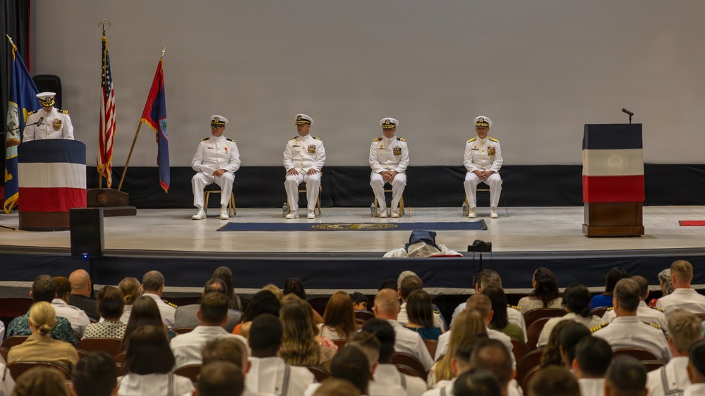 USS Frank Cable Holds Change of Command
