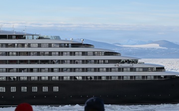 USCGC Polar Star (WAGB 10) provides support to an Australian-owned cruise ship stuck in ice on cutter’s 50th birthday amid Operation Deep Freeze 2026