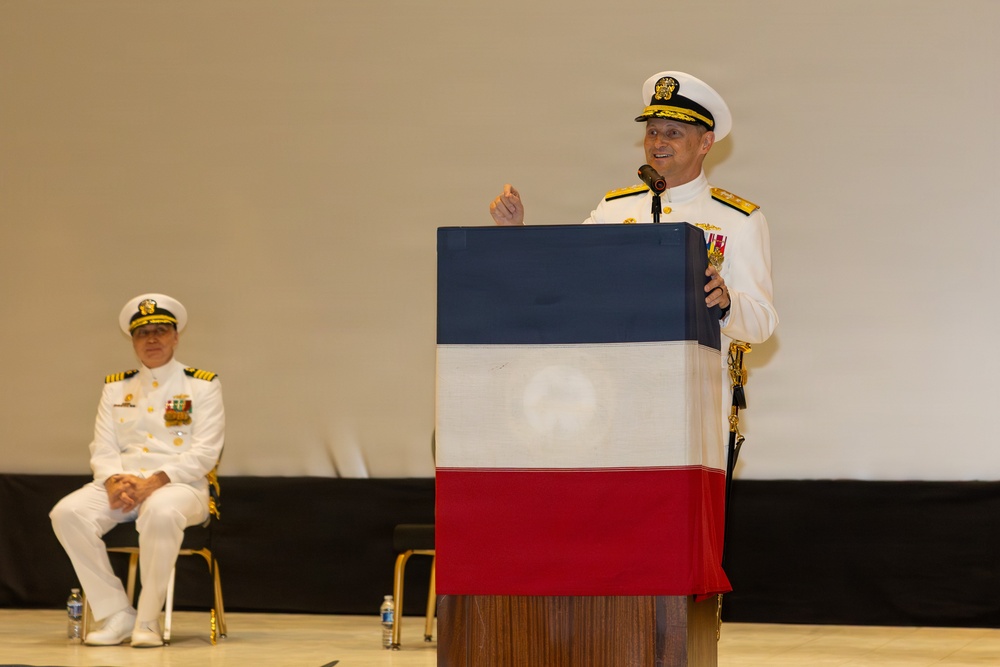 USS Frank Cable Holds Change of Command