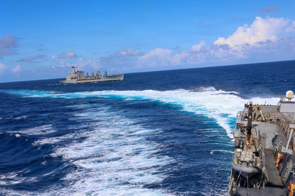 USS Thomas Hudner (DDG 116) Replenishment-at-sea