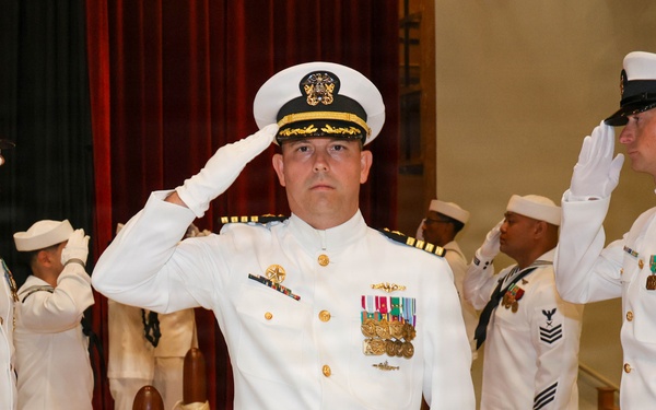 USS Frank Cable Holds a Change of Command