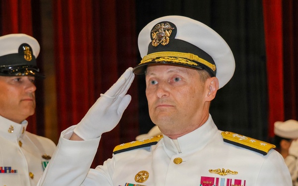 USS Frank Cable Holds a Change of Command