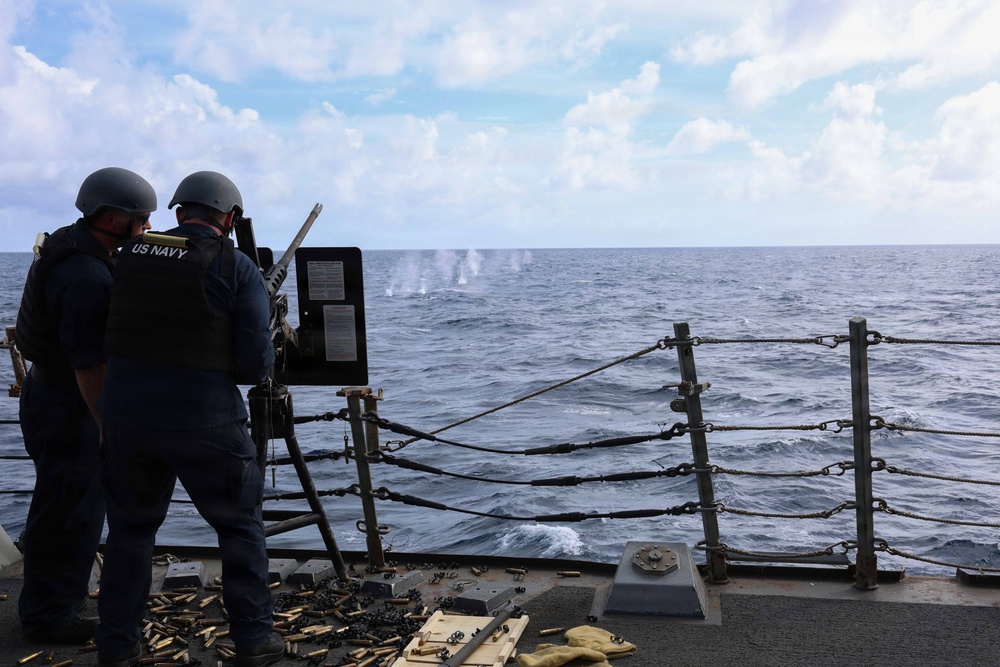 USS Thomas Hudner (DDG 116) Gunnery Exercise