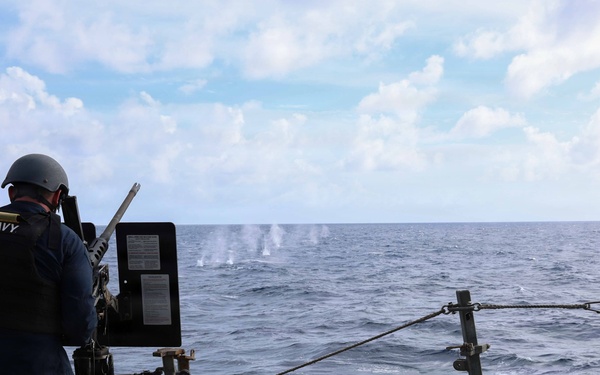 USS Thomas Hudner (DDG 116) Gunnery Exercise
