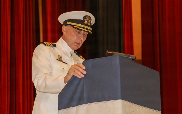 USS Frank Cable Holds a Change of Command