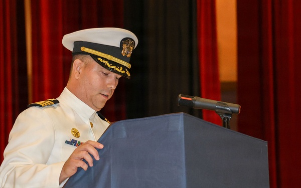 Frank Cable Holds a Change of Command