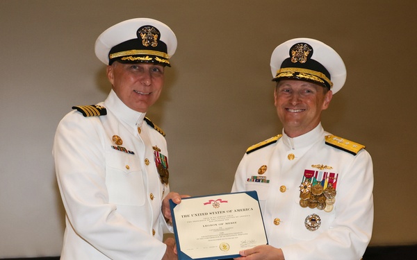 USS Frank Cable Holds a Change of Command