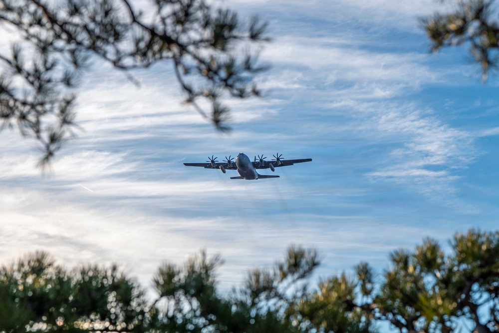 Dobbins C-130Hs Conduct Training at Yonah Mt.