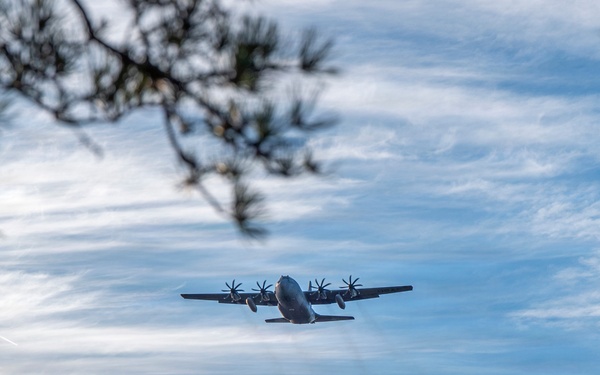 Dobbins C-130Hs Conduct Training at Yonah Mt.