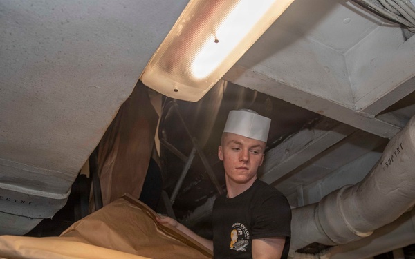 Abraham Lincoln conducts routine operations